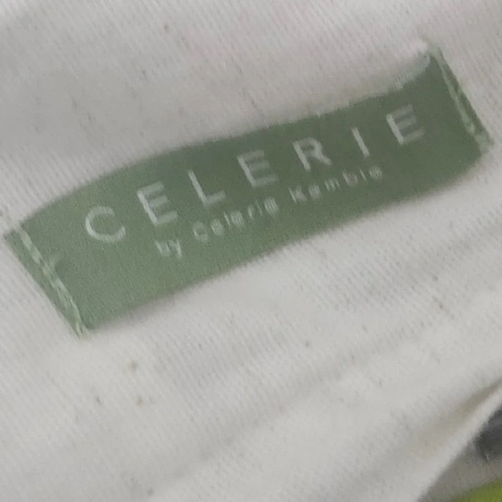 Celerie by Celerie Kemble Botanical Floral Pillow Sham Cotton Linen Olive Green